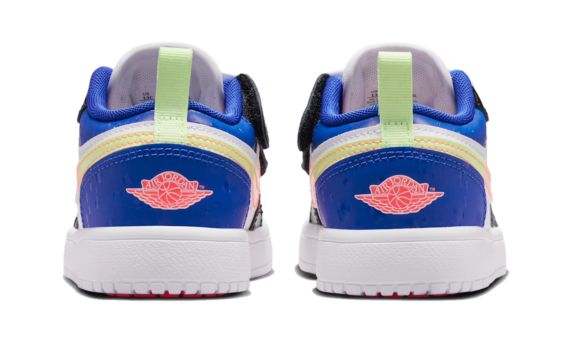 Air Jordan 1 Low ALT SE White Black Royal Bright Mango (PS)