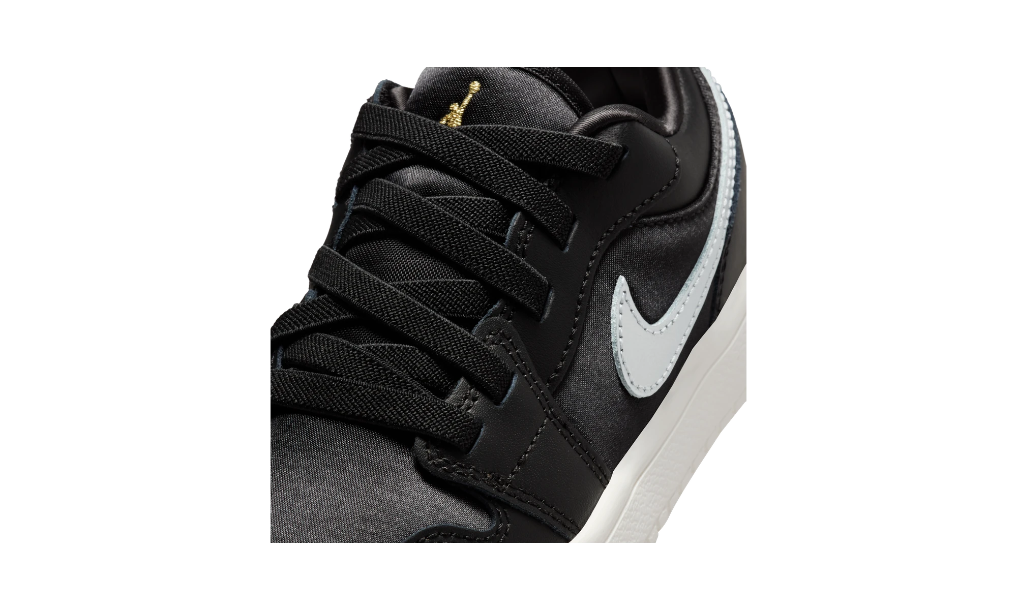 Air Jordan 1 Low Alt SE Black Silver Sail Gold (PS)