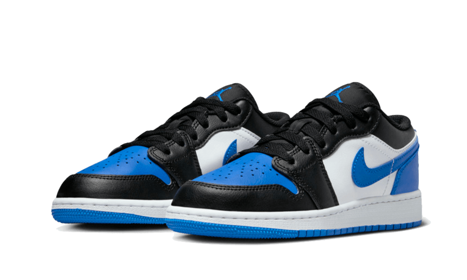 Air Jordan 1 Low Alternate Royal Toe, White/Black/White/Royal Blue (553558-140)