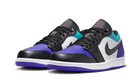 Air Jordan 1 Low Aqua, White/Court Purple/Tropical Twist/Black (553558-154)