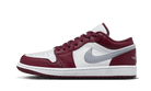 Air Jordan 1 Low Bordeaux, Cherrywood Red/Cement Grey/White (553560-615)