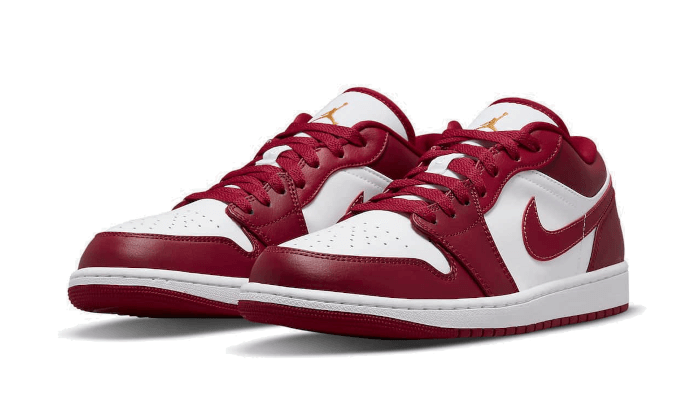 Air Jordan 1 Low Cardinal Red, Cardinal Red/White/Light Curry (553558-607 / 553560-607)