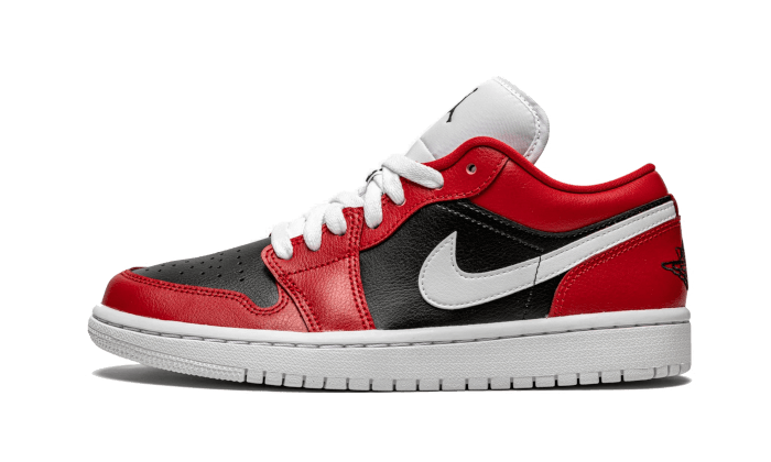 Air Jordan 1 Low Chicago Flip, Gym Red/White-Black (DC0774-603)