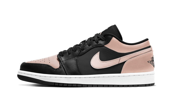 Air Jordan 1 Low Crimson Tint, Black/Crimson Tint-White (553558-034)