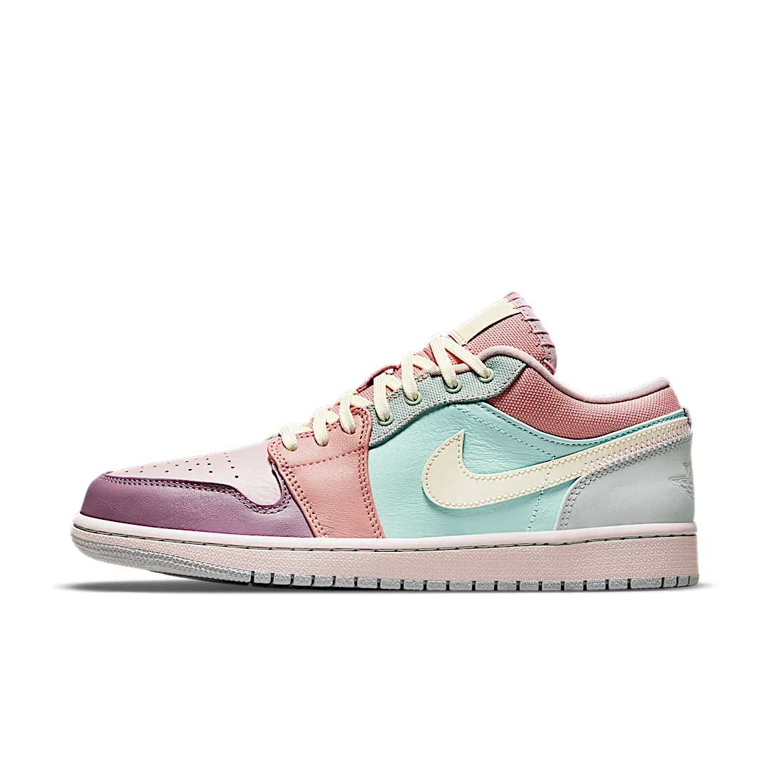 Air Jordan 1 Low Easter Pastel, Teal/Pink/Purple-Yellow (DJ5196-615)