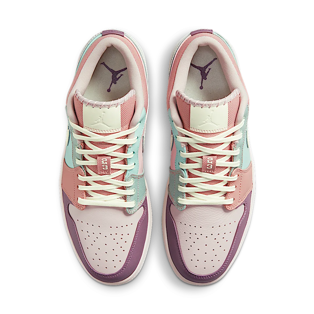 Air Jordan 1 Low Easter Pastel, Teal/Pink/Purple-Yellow (DJ5196-615)