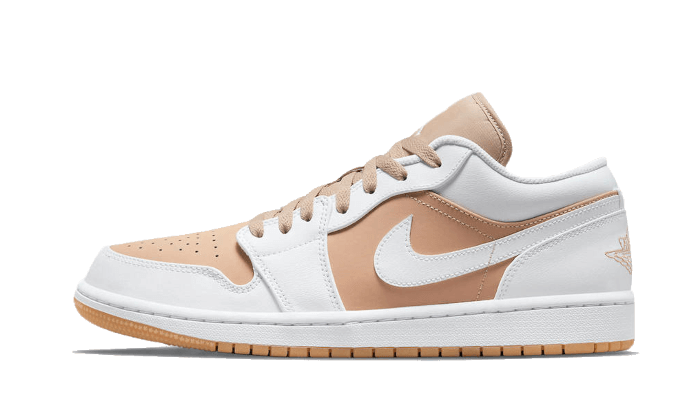 Air Jordan 1 Low Gum White, White/White-Hemp-Gum Yellow (DN6999-100)