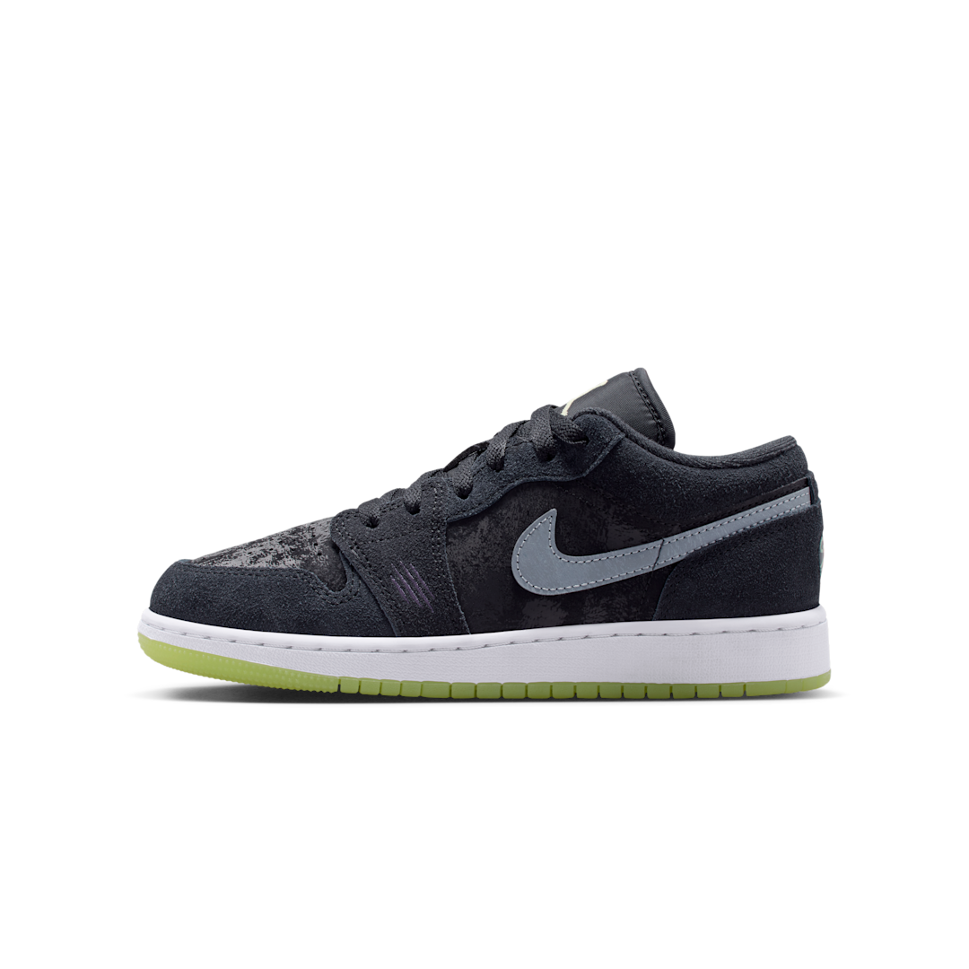 Air Jordan 1 Low Inner Beast, Black/Barely Volt/Dark Raisin/Iron Grey (HV4775-001)