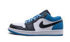 Air Jordan 1 Low Laser Blue, Black/Black-Laser Blue-White (CK3022-004)