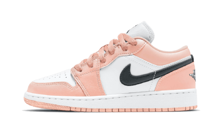 Air Jordan 1 Low Light Arctic Orange Pink, Arctic Orange/White-Anthracite (553560-800)