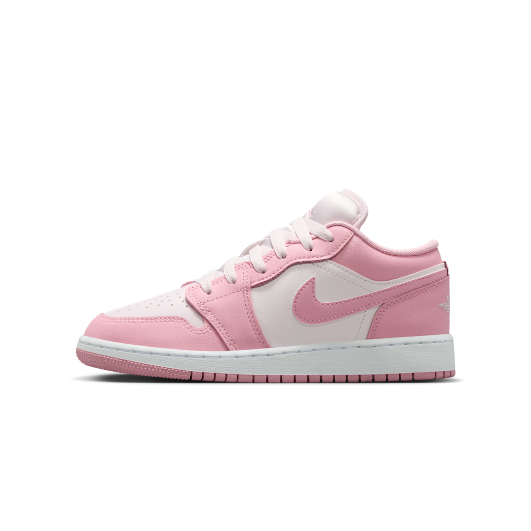Air Jordan 1 Low Medium Soft Pink White, Medium Soft Pink/White/Pearl Pink (553560-614)
