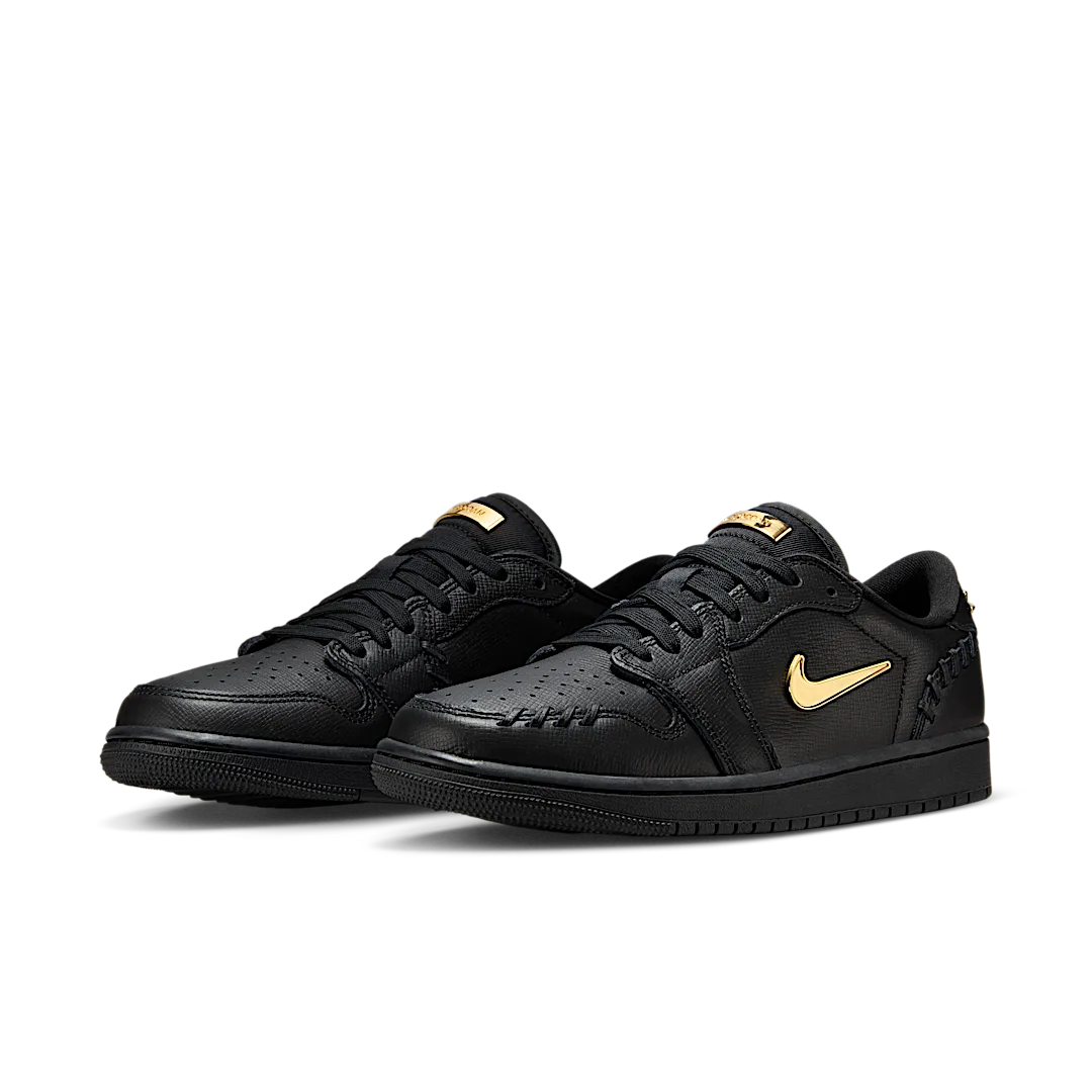 Air Jordan 1 Low Method of Make Black Metallic Gold, Black/Metallic Gold (FN5032-007)