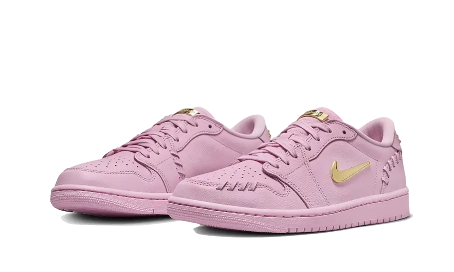 Air Jordan 1 Low Method of Make Perfect Pink, Perfect Pink/Sail/Metallic Gold (FN5032-600)