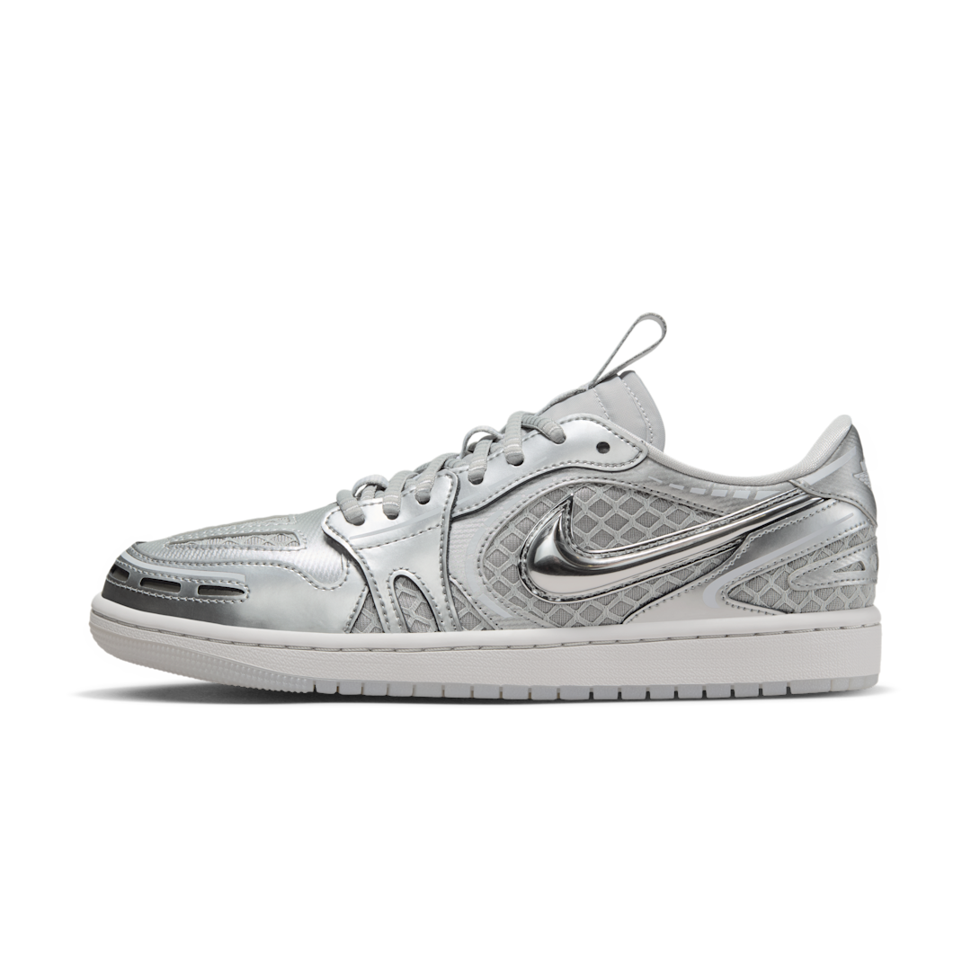 Air Jordan 1 Low Method of Make V3 Metallic Silver, Neutral Grey/White/Metallic Silver/Pewter Grey (HQ2186-002)