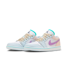 Air Jordan 1 Low Multi-Color Sashiko, White/White/Blue Tint/Rush Fuchsia (FV3623-151)