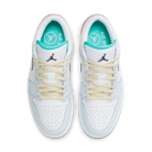 Air Jordan 1 Low Multi-Color Sashiko, White/White/Blue Tint/Rush Fuchsia (FV3623-151)