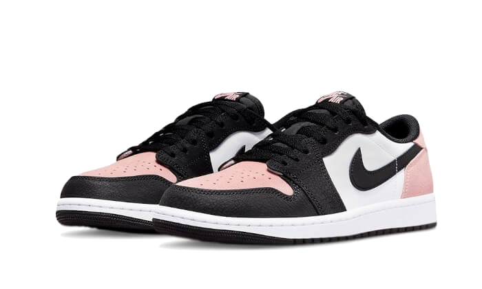 Air Jordan 1 Low OG Bleached Coral, Black/Bleached Coral-White-Grey Fog (CZ0790-061)