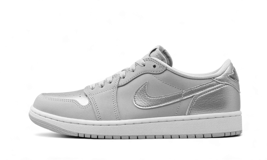 Air Jordan 1 Low OG Metallic Silver, Neutral Grey/Metallic Silver/White (CZ0790-002)