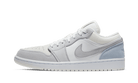 Air Jordan 1 Low Paris, White/Sky Grey-Football Grey (CV3043-100)