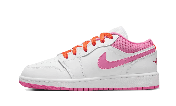 Air Jordan 1 Low Pinksicle Orange, White/Safety Orange-Pinksicle (DR9498-168)