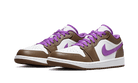 Air Jordan 1 Low Purple Mocha, Palomino/Wild Berry-White (553558-215 / 553560-215)