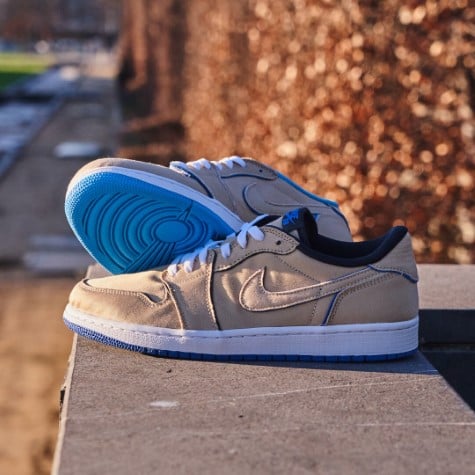 Air Jordan 1 Low SB QS Lance Mountain Desert Ore, Desert Ore/Royal Blue-Dark Powder Blue (CJ7891-200)