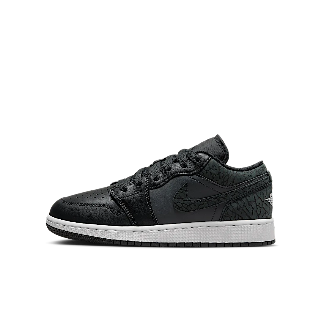 Air Jordan 1 Low SE Black Elephant, Off Noir/Black/White/Black (FB9908-001)