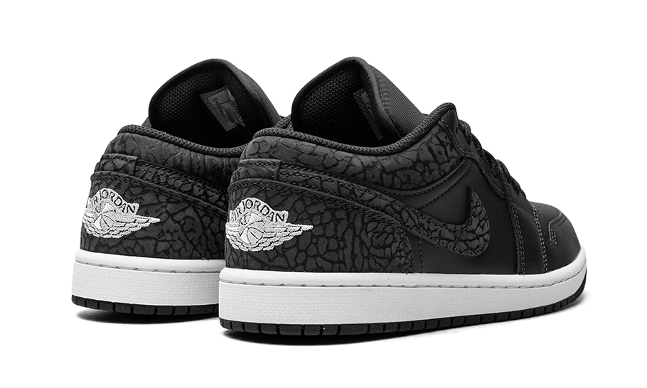 Air Jordan 1 Low SE Black Elephant, Off Noir/Black/White/Black (FB9907-00)