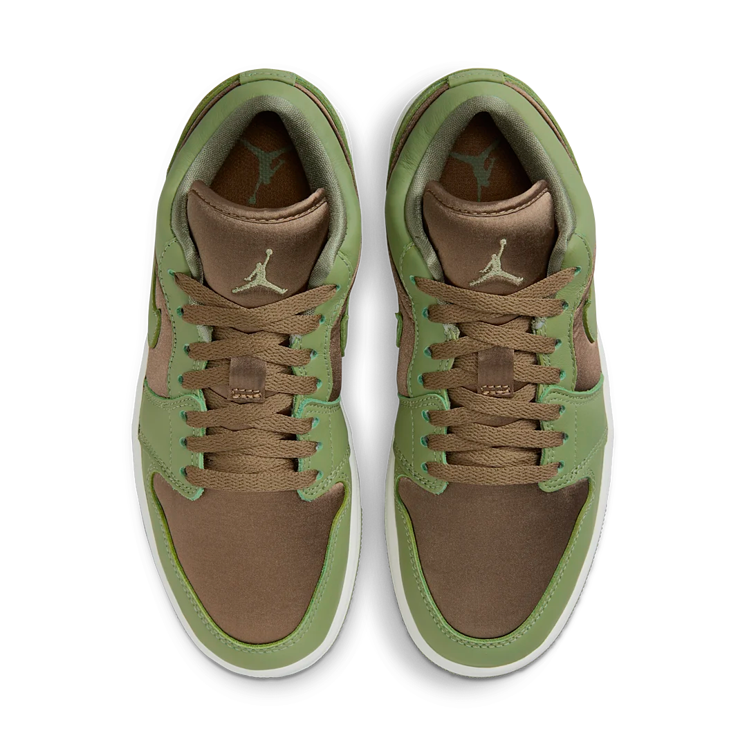 Air Jordan 1 Low SE Brown Kelp Sky J Light Olive, Brown Kelp/Sky J Light Olive/Sail (FB9893-300)