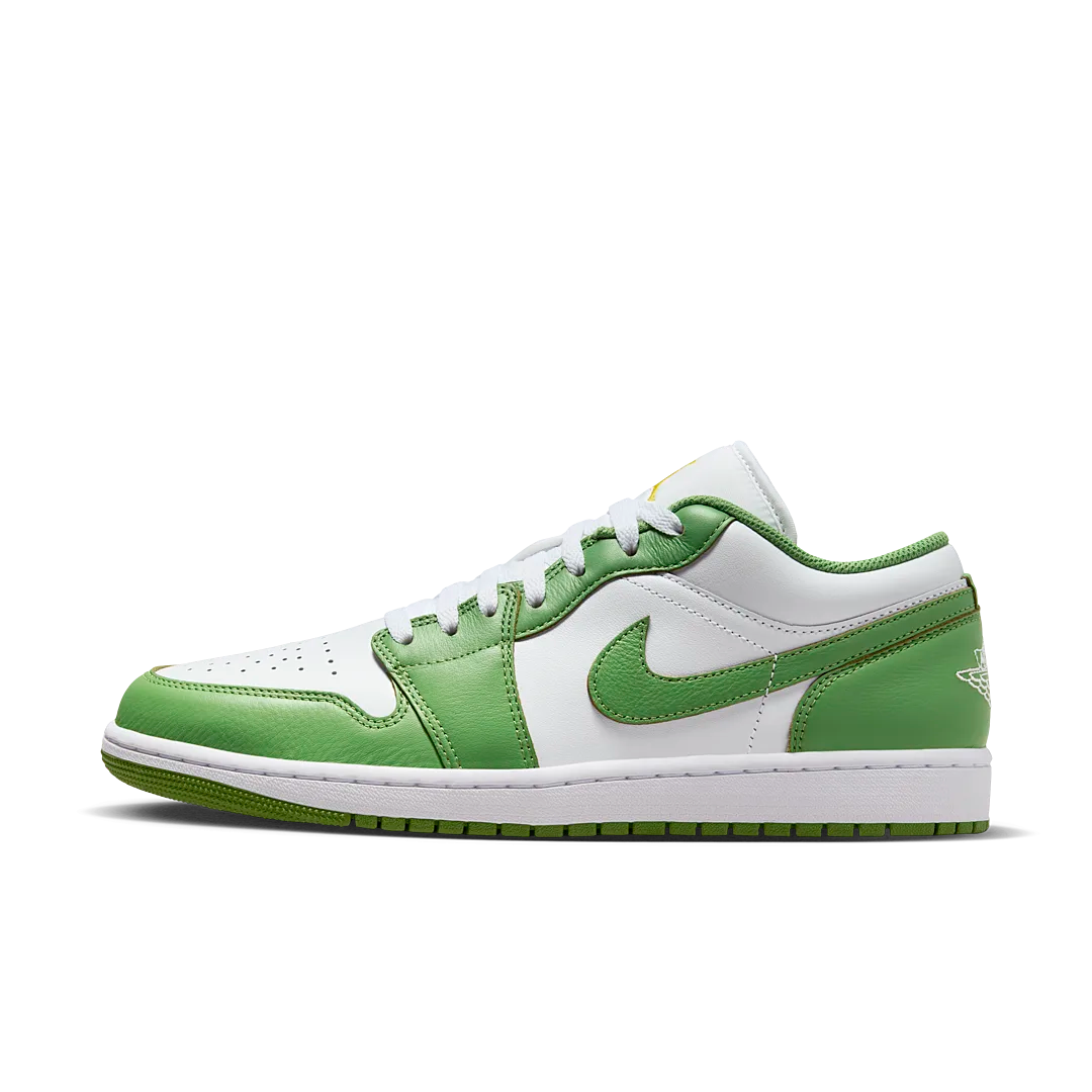 Air Jordan 1 Low SE Chlorophyll, White/Lightning-Chlorophyll (HF4823-100)