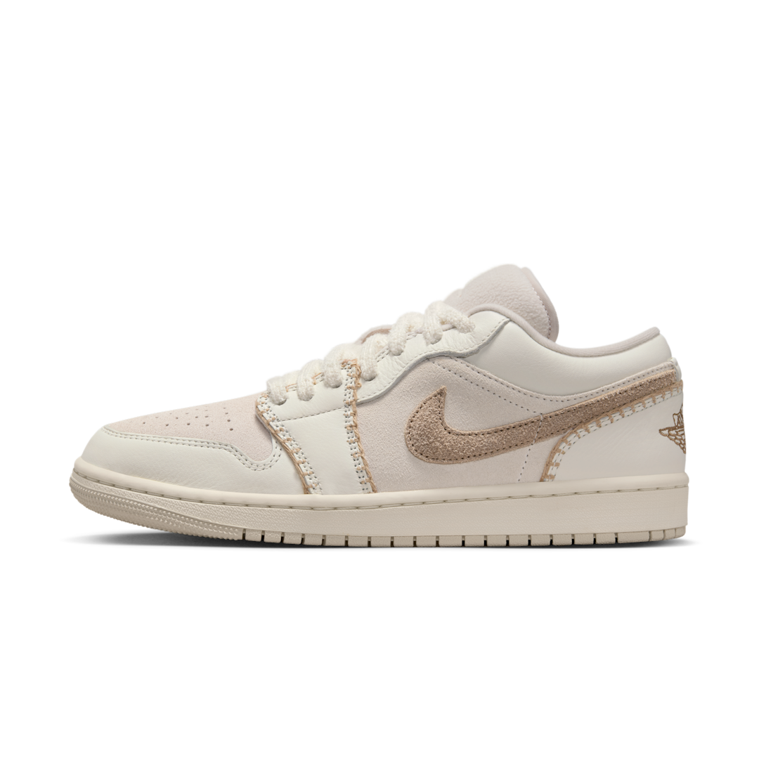 Air Jordan 1 Low SE Cozy Girl, Light Orewood Brown/Hemp/Sail (HV4268-120)