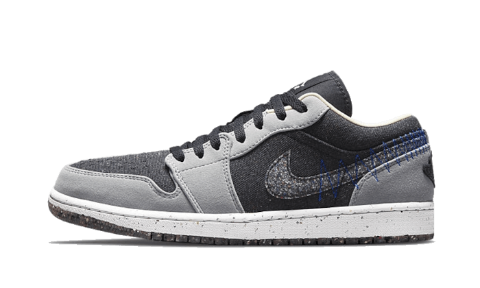 Air Jordan 1 Low SE Crater Black Grey, Light Smoke Grey/Multi-Color (DM4657-001)