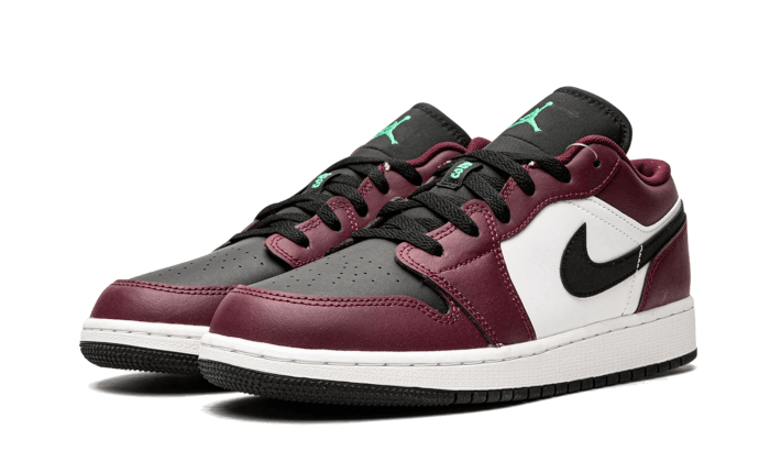 Air Jordan 1 Low SE Dark Beetroot Roma Green, Dark Beetroot/Black-Roma Green (DM0589-635)