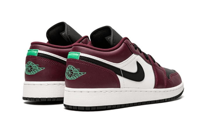 Air Jordan 1 Low SE Dark Beetroot Roma Green, Dark Beetroot/Black-Roma Green (DM0589-635)