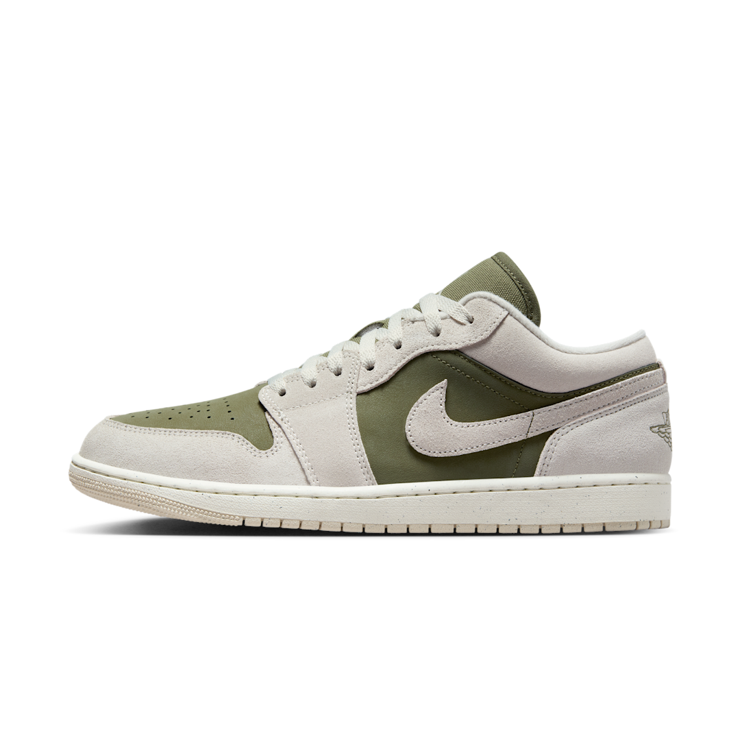 Air Jordan 1 Low SE Medium Olive Sail, Medium Olive/Sail/Light Orewood Brown (HV4089-201)