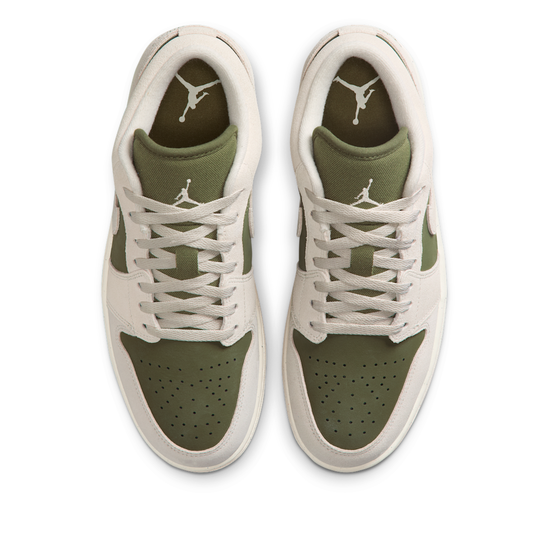 Air Jordan 1 Low SE Medium Olive Sail, Medium Olive/Sail/Light Orewood Brown (HV4089-201)