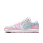 Air Jordan 1 Low SE Paw Print Pink Foam, White/White/Pink Foam/Glacier Blue (HM3706-141)