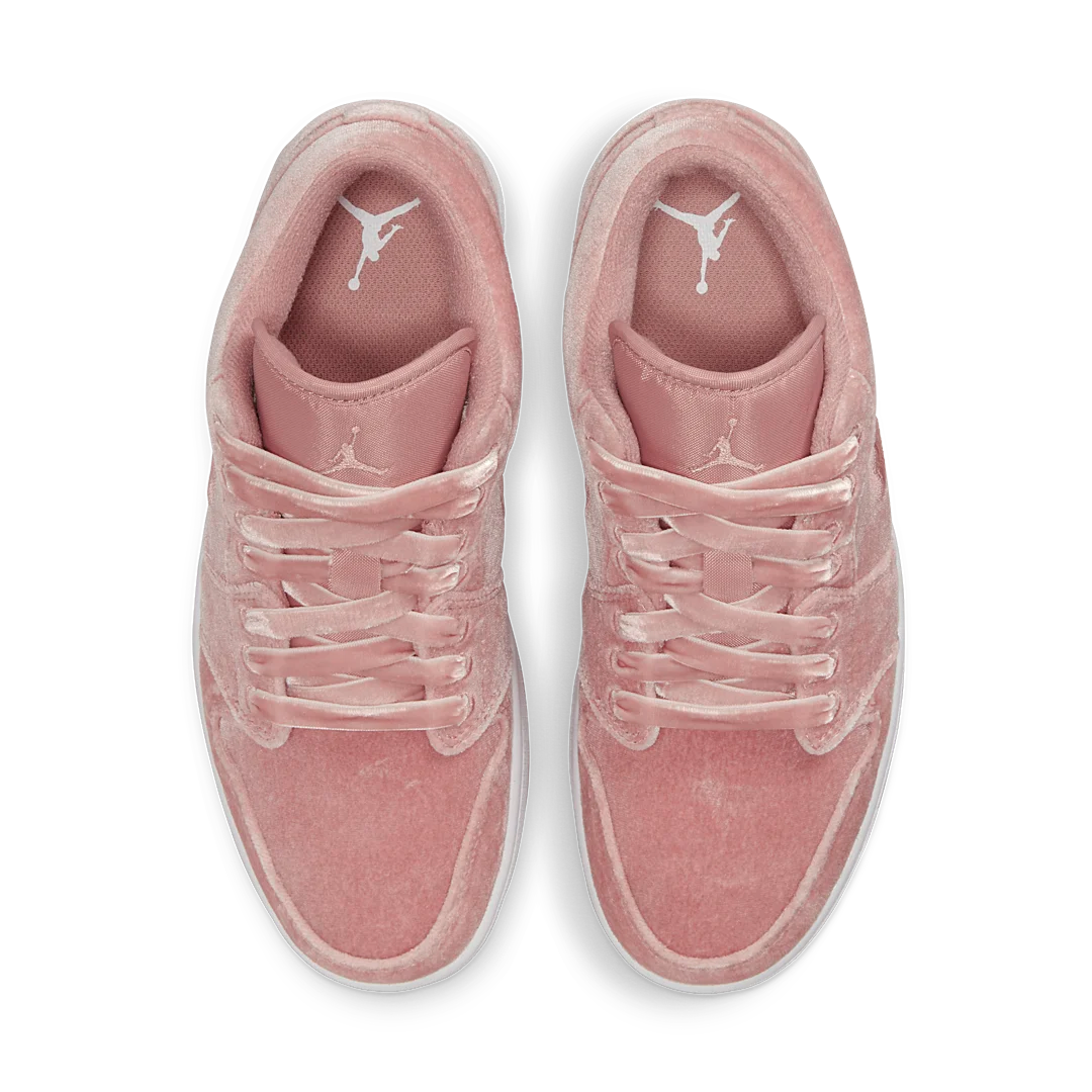 Air Jordan 1 Low SE Pink Velvet, Rust Pink/White/Rust Pink (DQ8396-600)