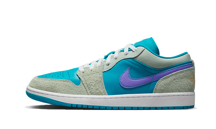 Air Jordan 1 Low SE Pistachio Frost Aquatone, Pistachio Frost/Aquatone/Psychic Purple/Celestial Gold (DX4334-300)