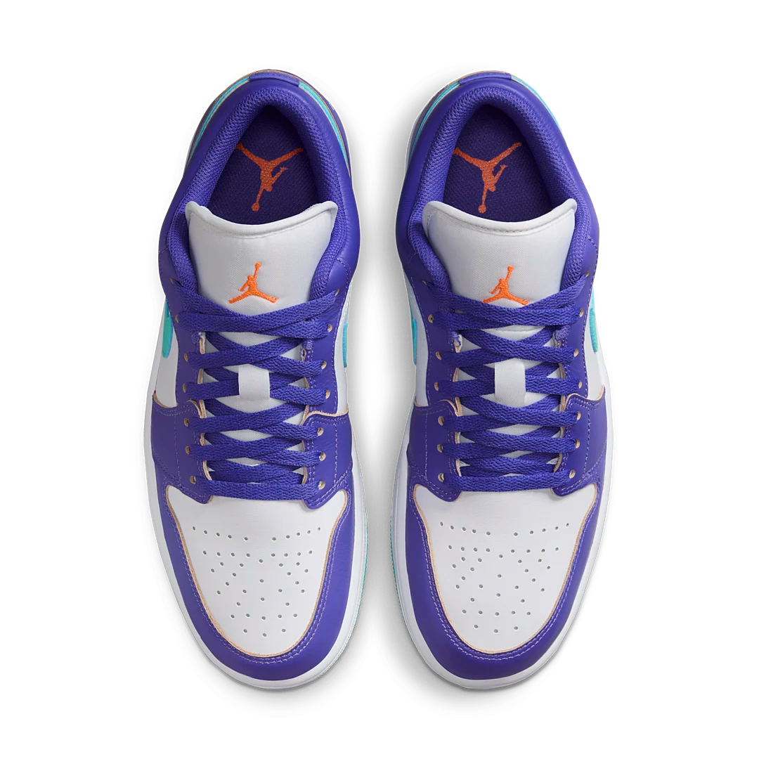 Air Jordan 1 Low SE Psychic Purple Hyper Jade, Psychic Purple/Hyper Jade/White/Cone (HJ9013-550)