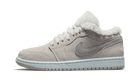 Air Jordan 1 Low SE Sherpa Fleece, College Grey/Particle Grey/Neutral Grey/White (DO0750-002)