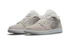 Air Jordan 1 Low SE Sherpa Fleece, College Grey/Particle Grey/Neutral Grey/White (DO0750-002)