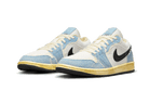 Air Jordan 1 Low SE WRMK Sashiko Denim, Ashen Slate/Black/Pale Ivory/Sesame (FN7670-493)