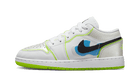 Air Jordan 1 Low SE Warped Swoosh, White/Platinum Tint/Volt/Black (DV1324-117)