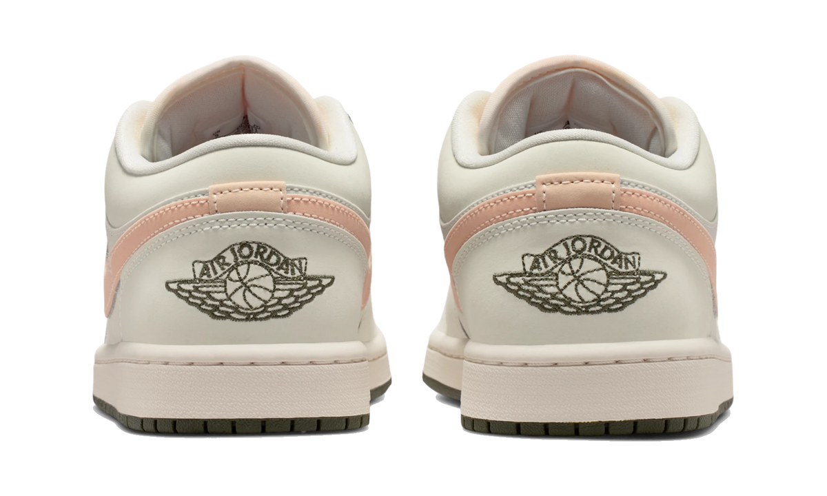Air Jordan 1 Low Sail Crimson Tint Khaki
