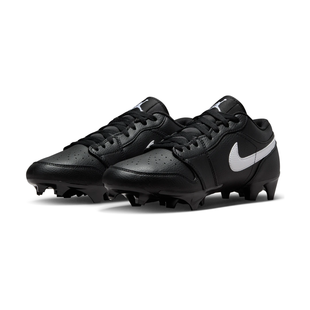 Air Jordan 1 Low TD Cleat Black White, Black/Black-White (FJ6245-001)
