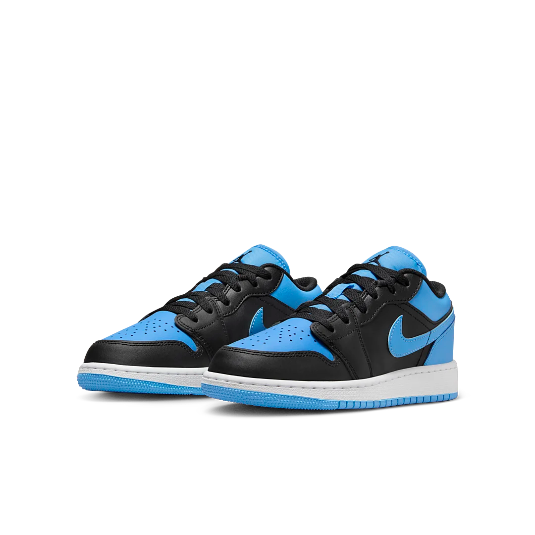 Air Jordan 1 Low University Blue, Black/Black/University Blue/White (553560-041)