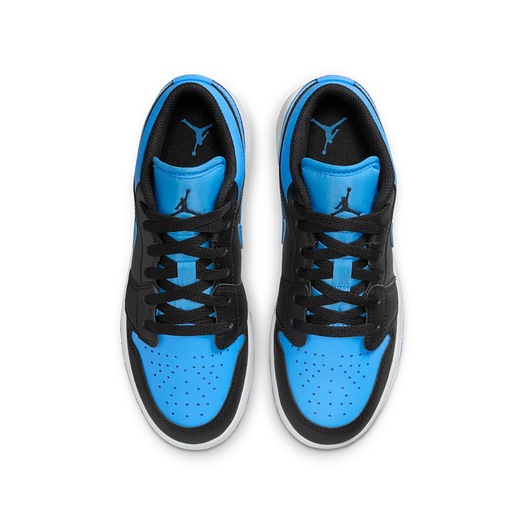 Air Jordan 1 Low University Blue, Black/Black/University Blue/White (553560-041)