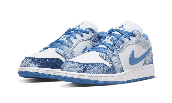 Air Jordan 1 Low Washed Denim, Blue/Denim/White (DM8947-100)