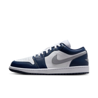 Air Jordan 1 Low Wolf Grey Midnight Navy, White/Wolf Grey/Midnight Navy (553558-141)